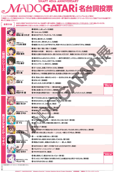 MADOGATARI展［SHAFT 40th ANNIVERSARY］
